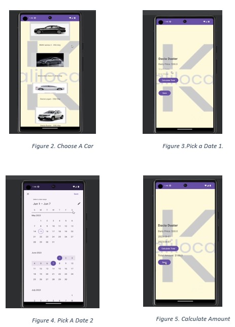 Android App Rent a Car